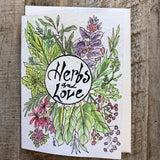 Handpainted Plantable Cards-Wildflower Seeds in Paper