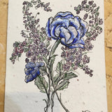 Handpainted Plantable Cards-Wildflower Seeds in Paper