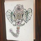 Handpainted Plantable Cards-Wildflower Seeds in Paper
