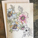 Handpainted Plantable Cards-Wildflower Seeds in Paper