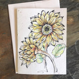 Handpainted Plantable Cards-Wildflower Seeds in Paper