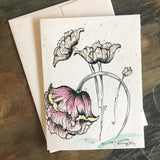 Handpainted Plantable Cards-Wildflower Seeds in Paper