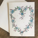 Handpainted Plantable Cards-Wildflower Seeds in Paper