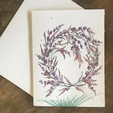 Handpainted Plantable Cards-Wildflower Seeds in Paper