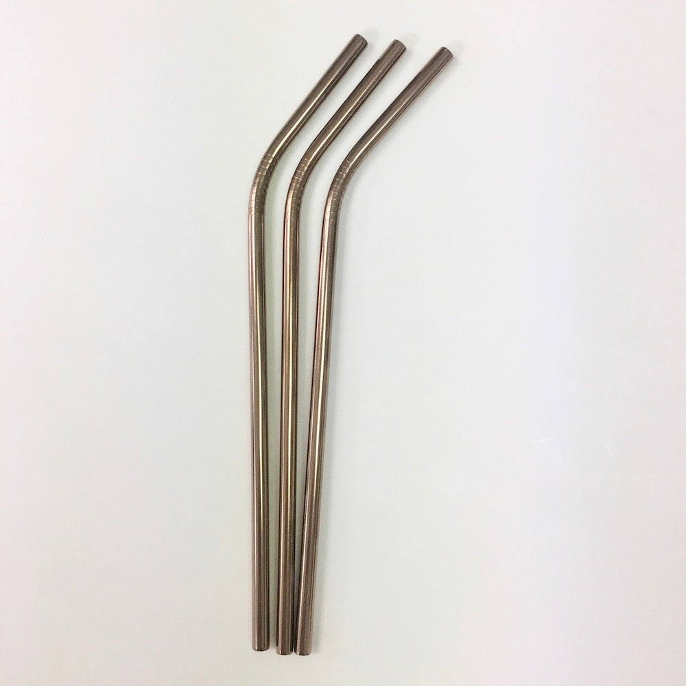 Bent Stainless Steel Straws