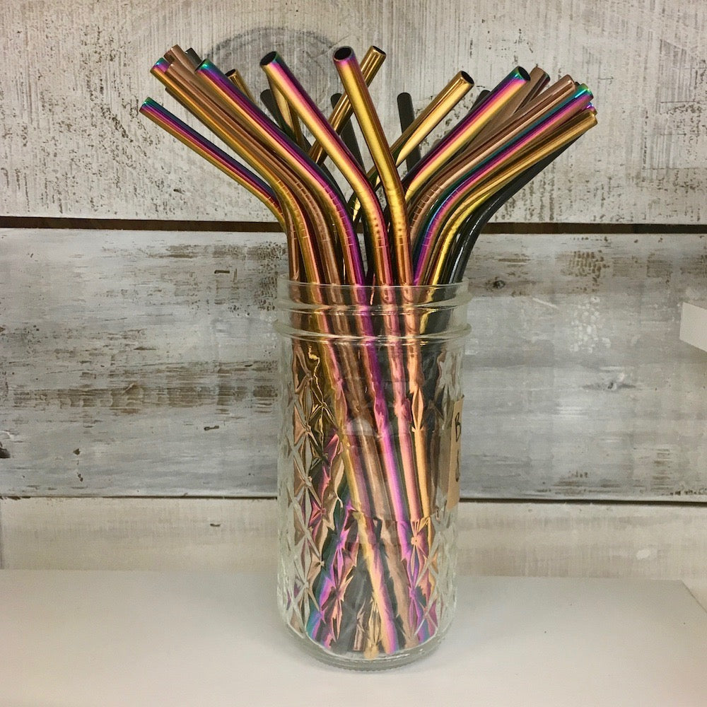 Bent Stainless Steel Straws