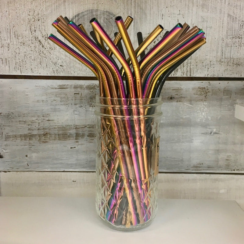 Bent Stainless Steel Straws