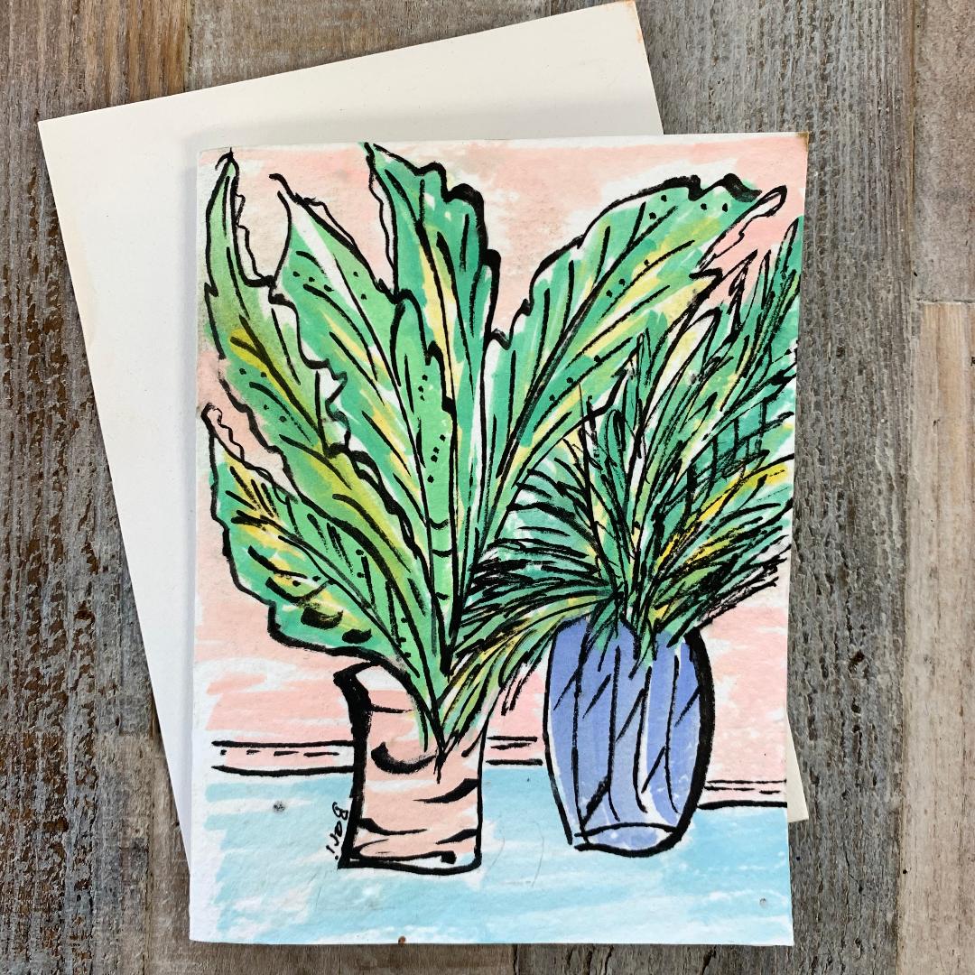 Handpainted Plantable Cards-Wildflower Seeds in Paper