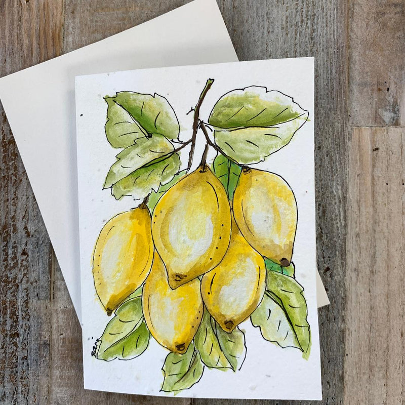 Handpainted Plantable Cards-Wildflower Seeds in Paper
