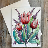 Handpainted Plantable Cards-Wildflower Seeds in Paper