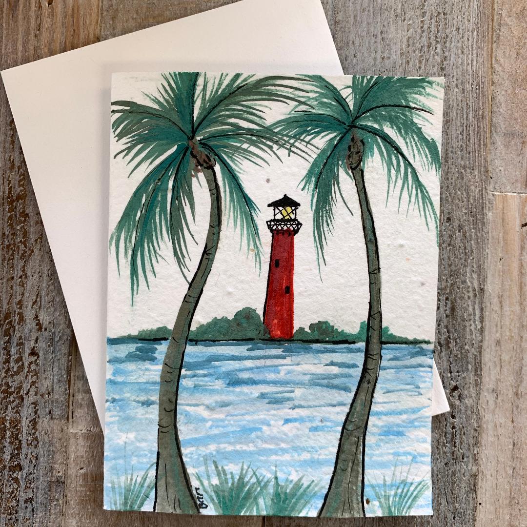 Handpainted Plantable Cards-Wildflower Seeds in Paper