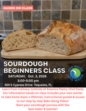 Sourdough Beginners Class- Sat. Oct. 3, 2026