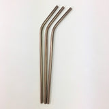 Bent Stainless Steel Straws