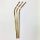 Bent Stainless Steel Straws