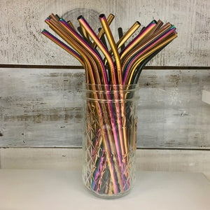 Bent Stainless Steel Straws