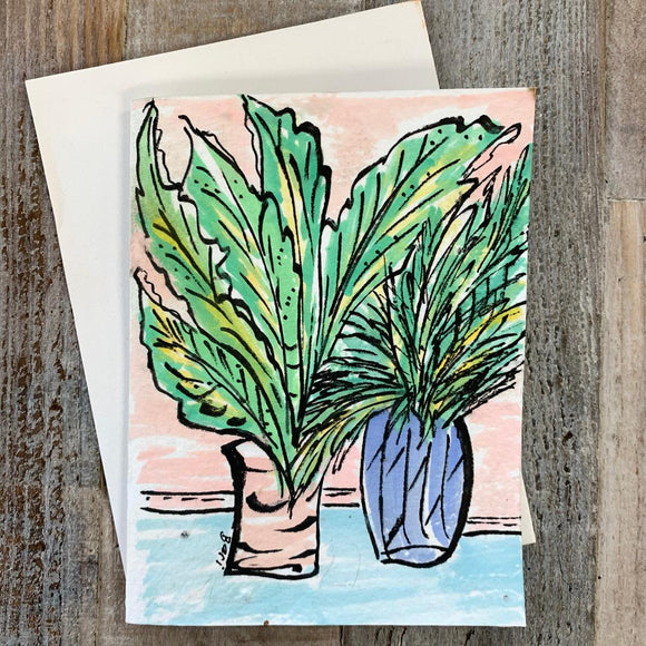 Handpainted Plantable Cards-Wildflower Seeds in Paper